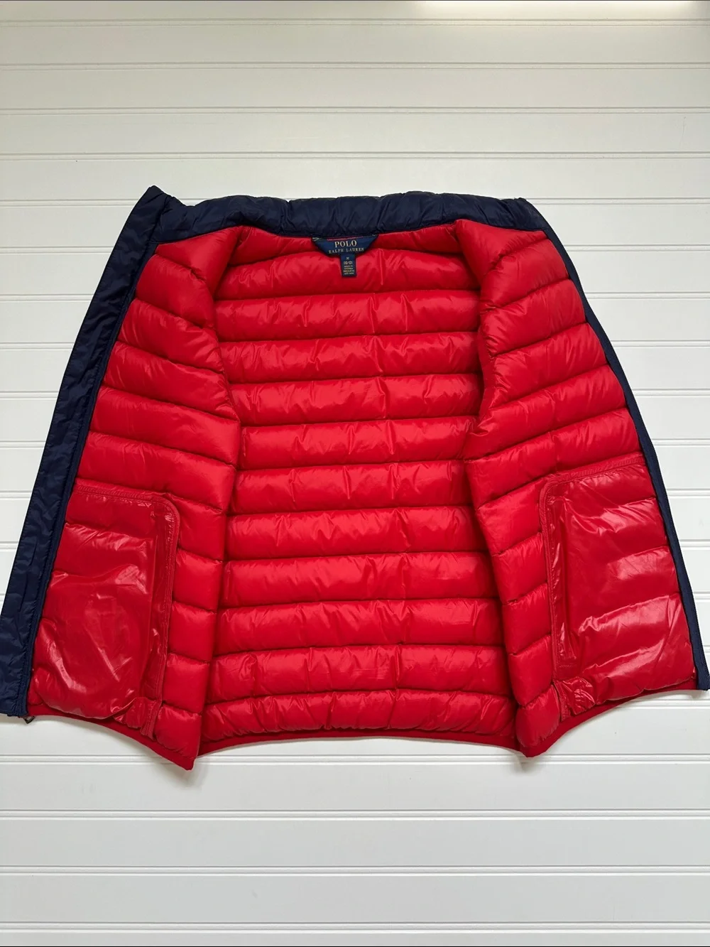 Ralph Lauren Navy Blue Puffer Vest Boys 10/12